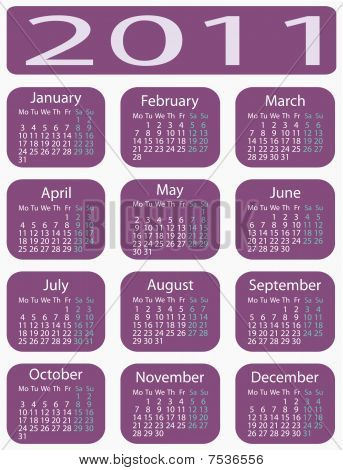 ปฏิทิน 2011