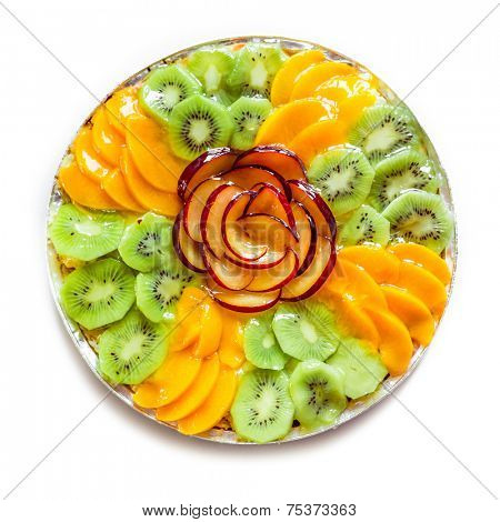 delicious berry tart, food closeup