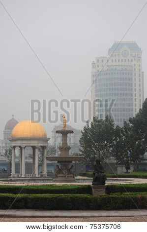 interesting square in Tianjin