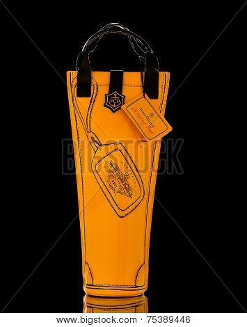 Veuve Clicquot Brut In Beautiful Yellow Cooler Bag