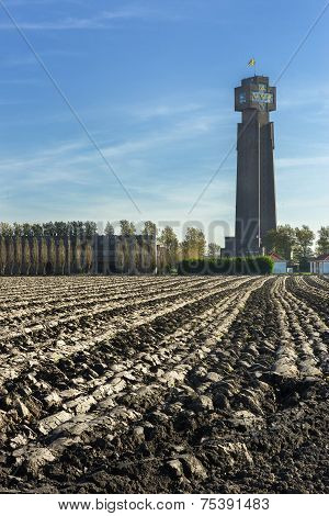 Plowed Land Fronts Tallest World War I Memorial In Belgium