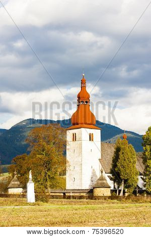 fortified church in Liptovske Matiasovce, Slovakia