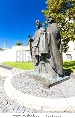 statue of Saints Cyril and Methodius, Nitra, Slovakia