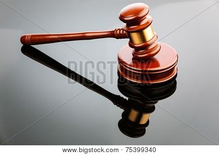 richerhammer or auction hammer, symbol photo for authority and decision-making