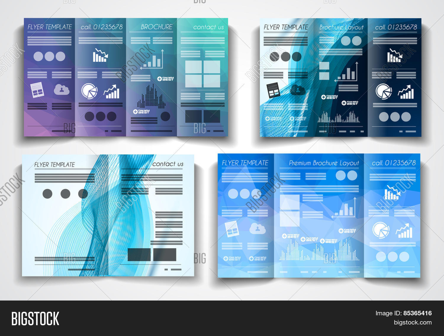 vector tri fold vector photo free trial bigstock 3 fold flyer template free