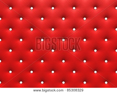 Buttoned red Texture.