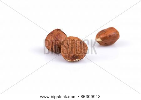 Heap Of Hazelnuts