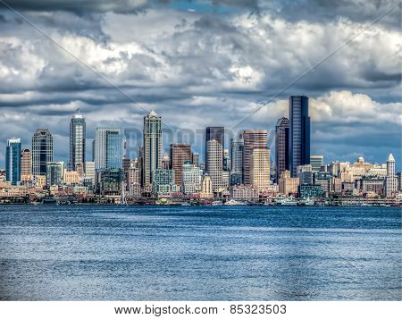 Seattle Cityscape Hdr