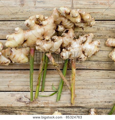 Fresh Ginger In Market