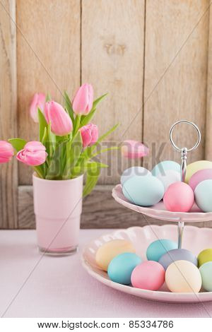 Easter breakfast table