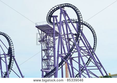 Quantum jump attraction in Sochi adventure Park