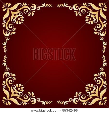 Golden frame