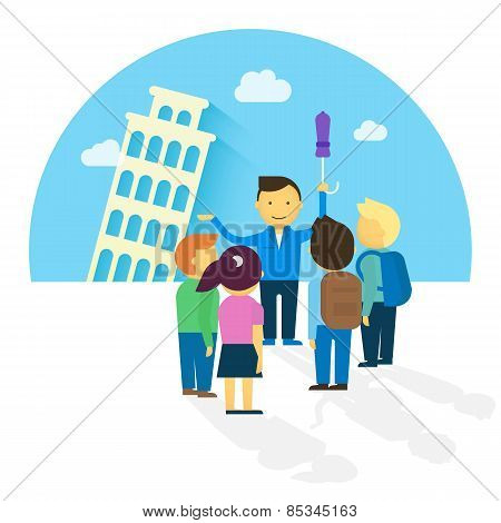 Group of tourist