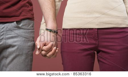 Couple Holding Hands
