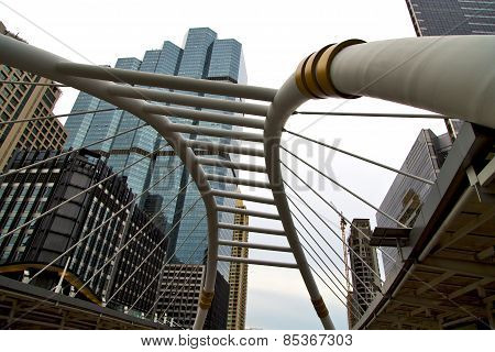Thailand    Bangkok Office District Palaces     Abstract  The Modern