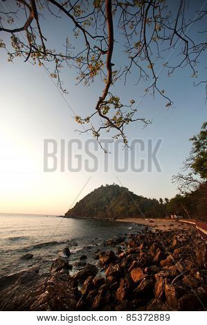 Beach On Koh Phitak Island,thailand.