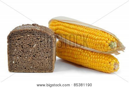 Whole wheat bread with corn