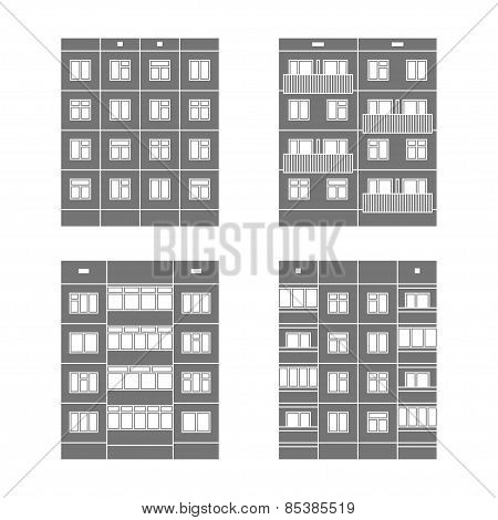 Panel Houses Set1