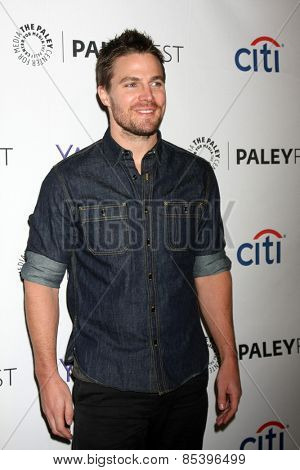 LOS ANGELES - MAR 14:  Stephen Amell at the PaleyFEST LA 2015 - 