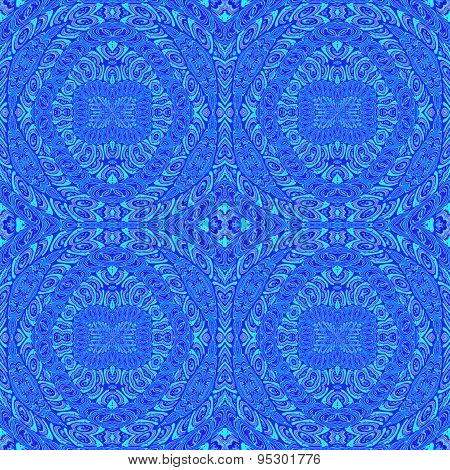 Seamless pattern blue turquoise