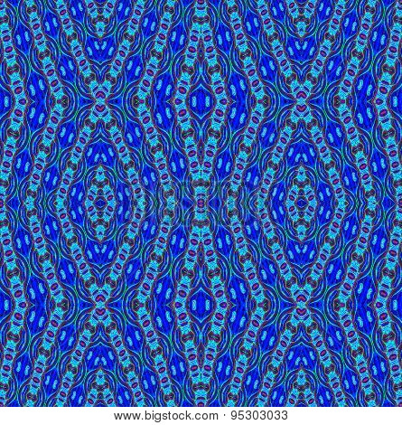 Seamless pattern blue shades