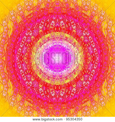 Seamless pattern pink yellow