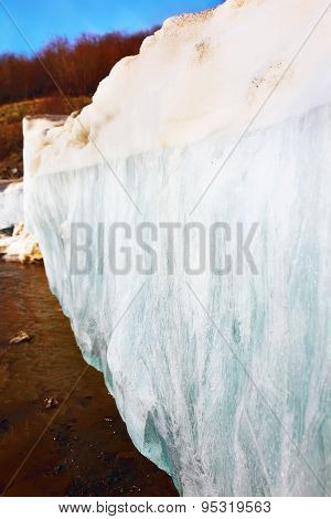 melting spring ice, Taimyr, Russia