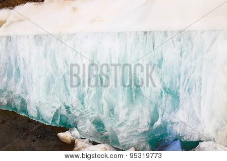 melting spring ice, Taimyr, Russia