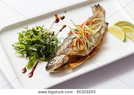 baked trout