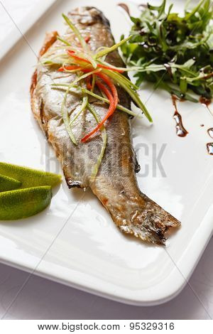 baked trout