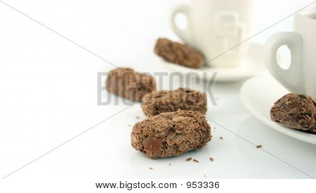 2 Tasses à café et chocolats