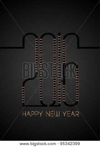 2016 Merry Chrstmas and Happy New Year Background for your dinner invitations, festive posters, restaurant menu cover, book cover,promotional depliant, Elegant greetings cards and so on.