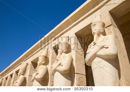 The temple of Hatshepsut near Luxor in Egypt