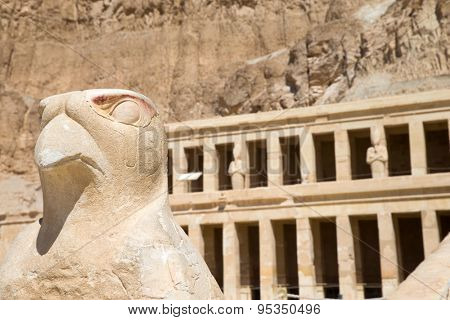 The temple of Hatshepsut near Luxor in Egypt