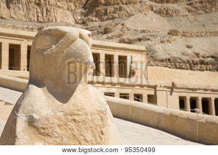 The temple of Hatshepsut near Luxor in Egypt