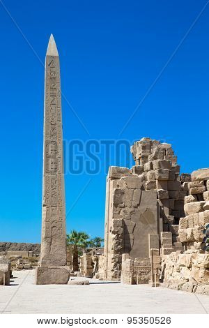 Obelisk of Queen Hapshetsut in Karnak, Egypt