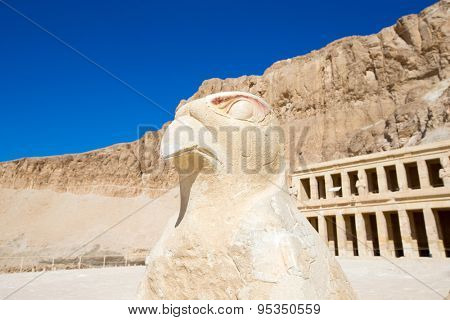 The temple of Hatshepsut near Luxor in Egypt