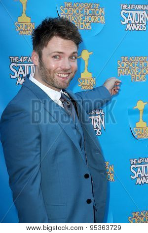 BURBANK - JUNE 25: Seth Gabel arrives at the 41st Annual Saturn Awards on Thursday, June 25, 2015 at the Castaway Restaurant in Burbank, CA.