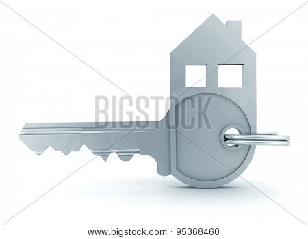 3d model symbol house key