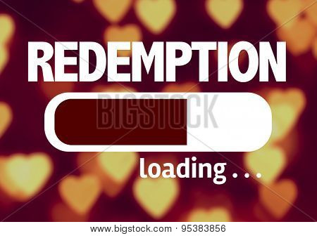 Progress Bar Loading with the text: Redemption 