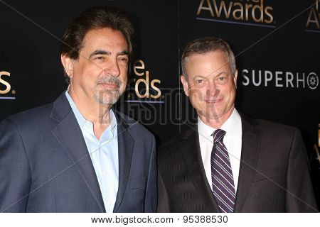 LOS ANGELES - FEB 27:  Joe Mantegna, Gary Sinise at the Noble Awards at the Beverly Hilton Hotel on February 27, 2015 in Beverly Hills, CA