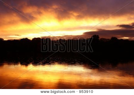 Regentropfen und Sonnenuntergänge