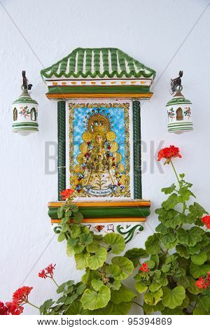 Mojacar Almeria white Mediterranean village in Spain