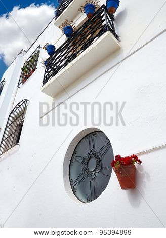 Mojacar Almeria white Mediterranean village in Spain