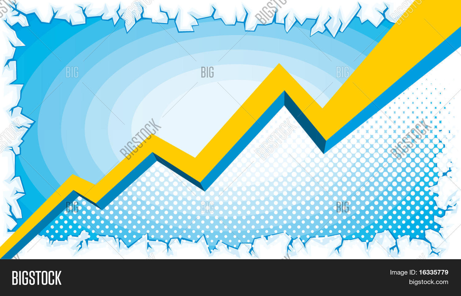 Wallpaper White Yellow Graph