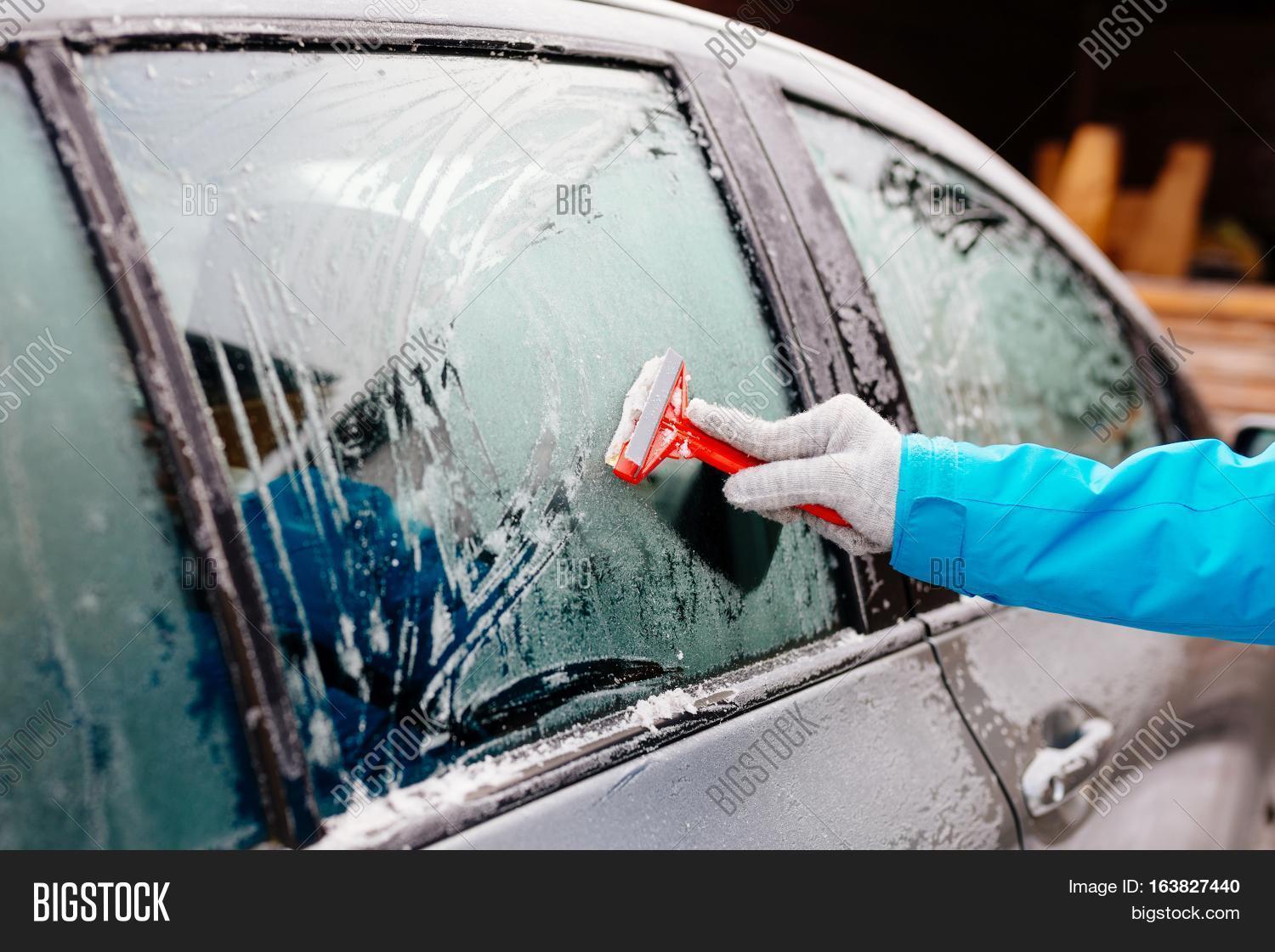 Woman Deicing Side Car Image & Photo (Free Trial) Bigstock