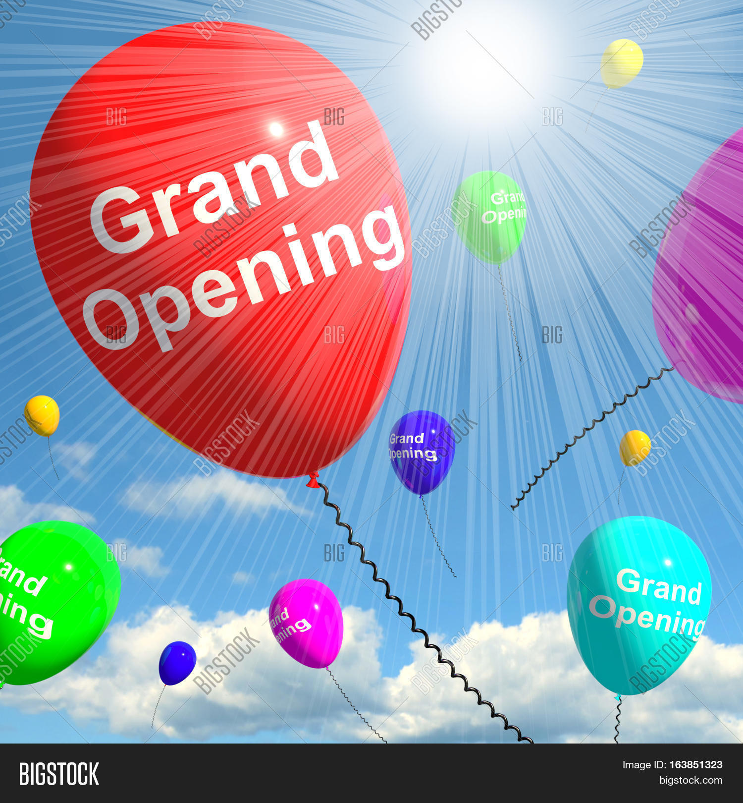 Grand Opening Balloons Image & Photo (Free Trial) | Bigstock