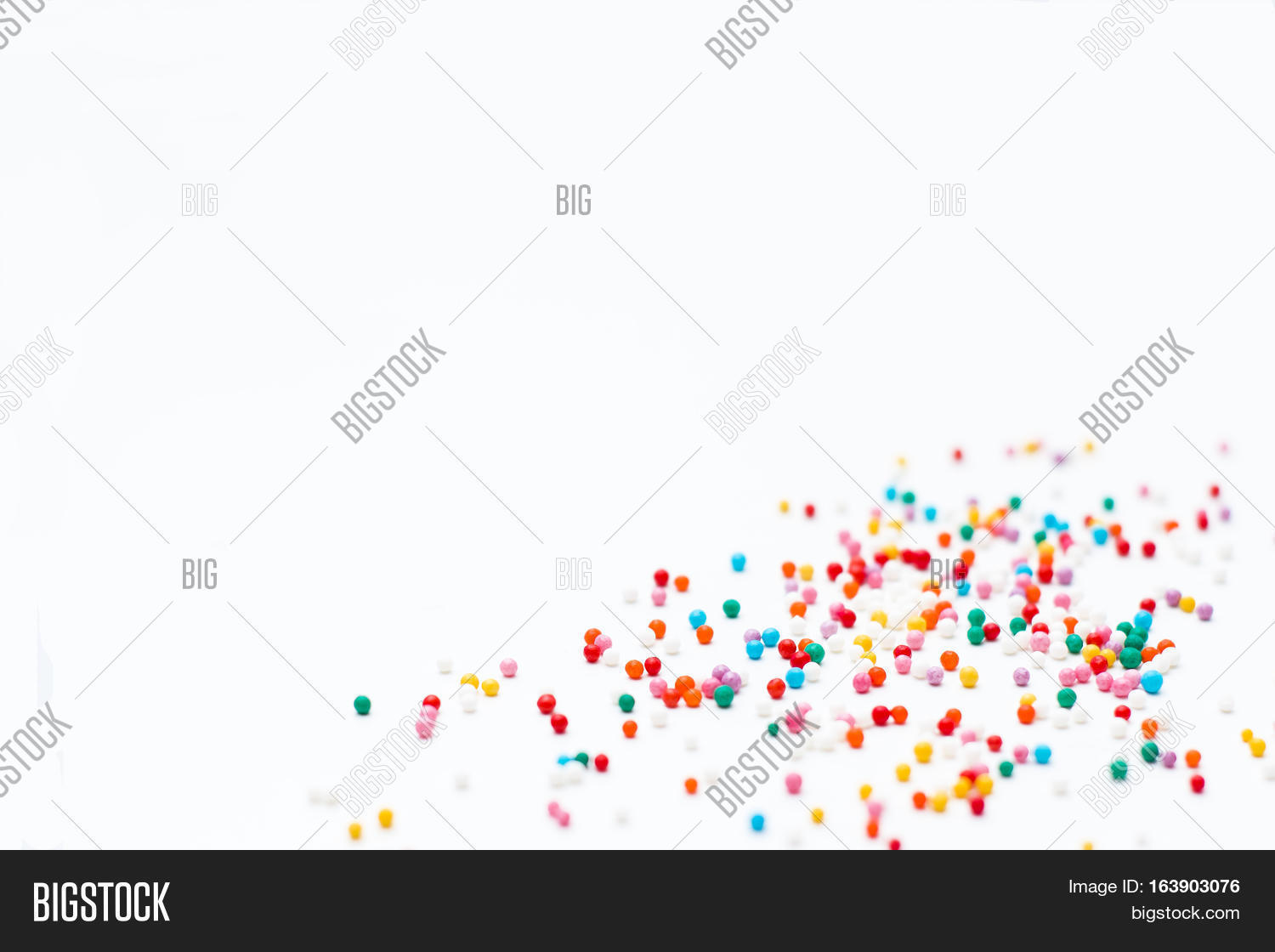 Sprinkles On White Image & Photo (Free Trial) | Bigstock