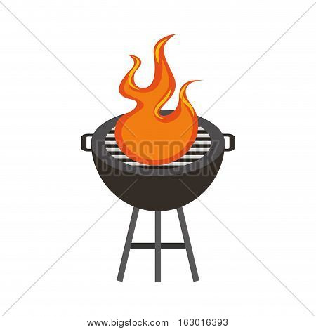 oven grill bbq icon vector illustration design