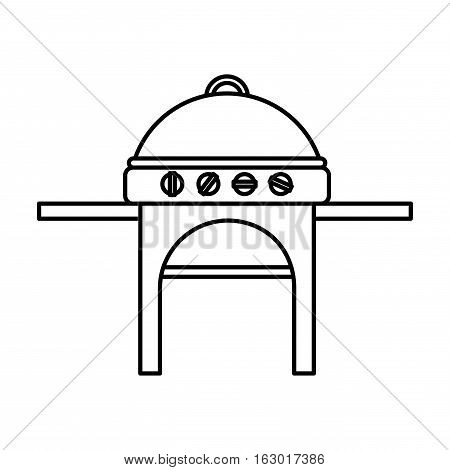 oven grill bbq icon vector illustration design